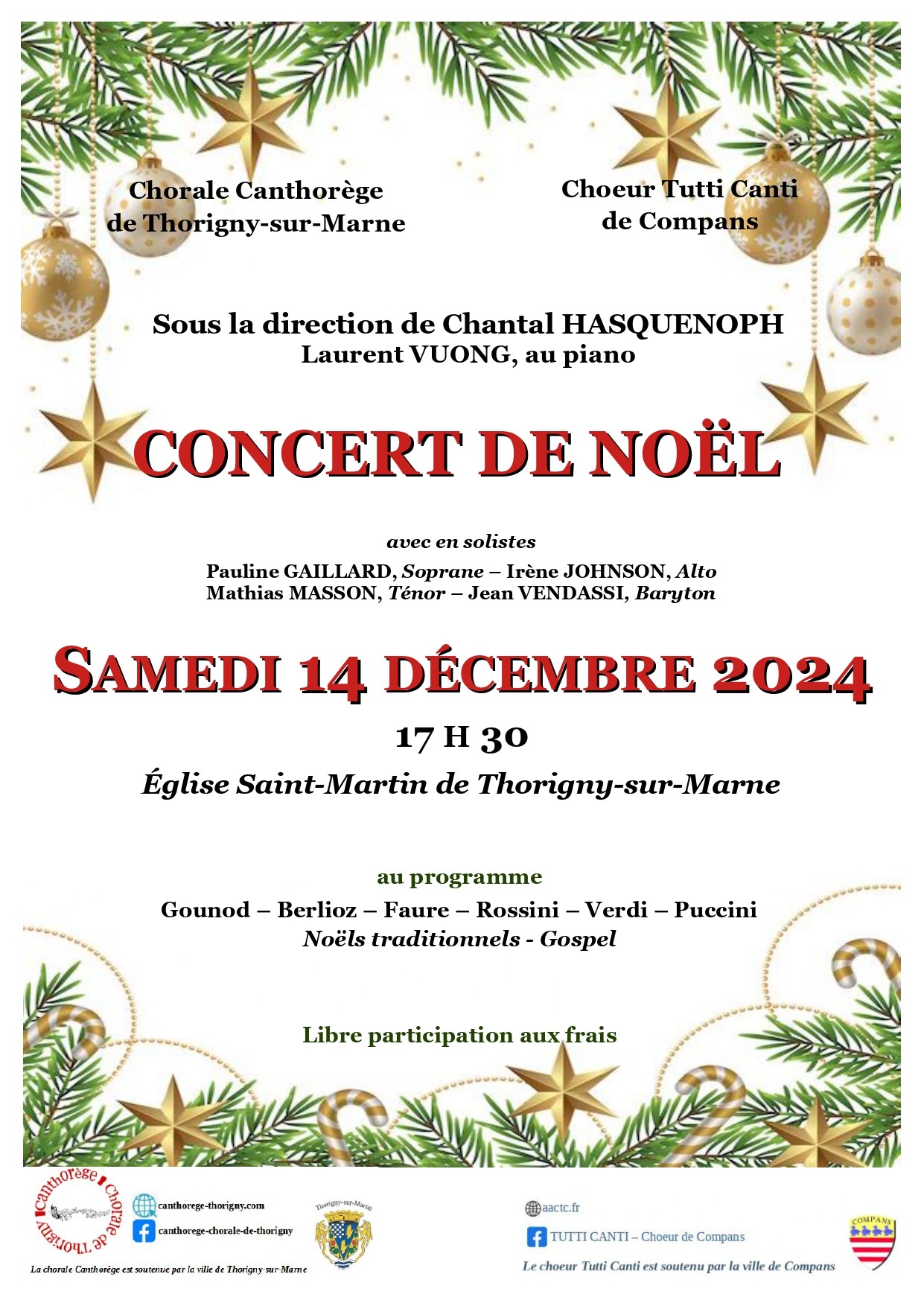 2024 - THORIGNY - Concert de Noël